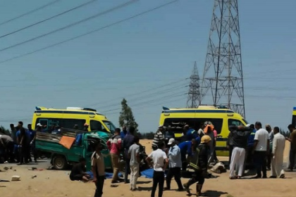 Ismailia road accident