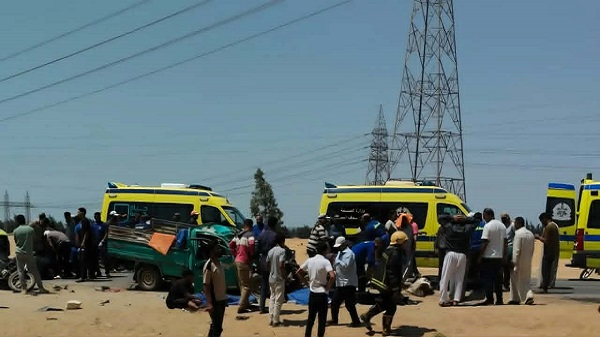 Ismailia road accident