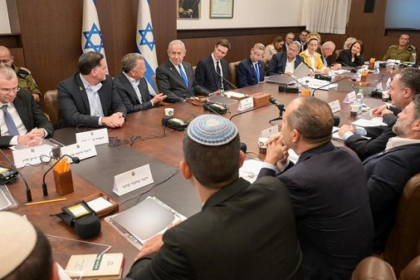 Netanyahu cabinet meeting