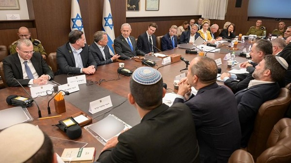 Netanyahu cabinet meeting