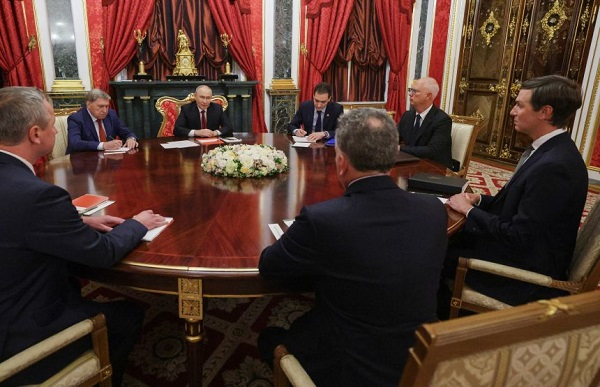 Putin meets Kishner and Witkoff