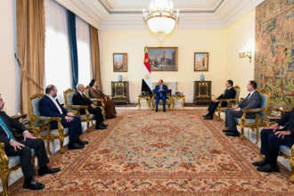 Sisi meets Hakim