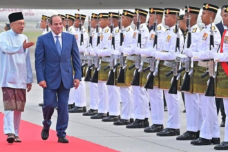 Sisi arrives in Malaysia