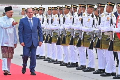 Sisi arrives in Malaysia